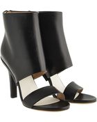 Maison Martin Margiela Sandali In Pelle Open Toe - Lyst