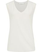 Nicole Farhi Silk Drape Top - Lyst