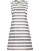 Tory Burch Kaylin Embellished Cotton-Blend Dress - Lyst