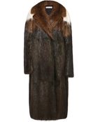 Marni Ombre Beaver Fur Coat - Lyst