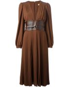 Michael Kors Pleated Dress - Lyst