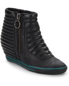 Ash Eternal Quilted Leather Wedge Ankle Boots - Lyst