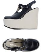 Jil Sander Navy Wedge - Lyst