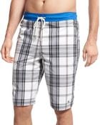 Tommy Hilfiger Clementine Plaid Board Shorts - Lyst