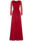 Matthew Williamson Winter Chiffon Wrap Gown - Lyst