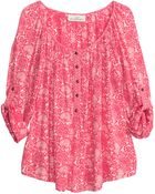 H&M Crinkled Blouse - Lyst