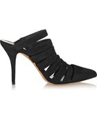 Alexander Wang Britt Cutout Suede Pumps - Lyst