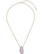 Topshop Semi Precious Stone Necklace - Lyst