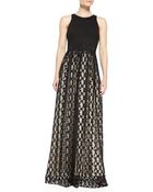 Milly Stella Cheetah Lace Racerback Gown - Lyst