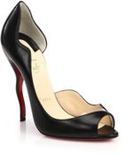 Christian Louboutin Wavy Open-Toe D'Orsay Pumps - Lyst