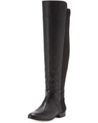 BCBGMAXAZRIA Fillie Tall Leather Stretch Boot - Lyst