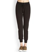 Forever 21 Quilted Sweatpants - Lyst
