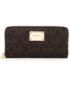 MICHAEL Michael Kors Continental Logo Wallet - Lyst
