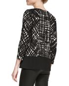 Lafayette 148 New York Reese Printed Blouse - Lyst