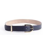 Gucci Blue Diamante Leather Belt - Lyst