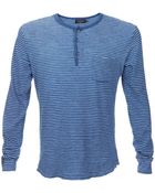 Velvet Long Indigo Long Sleeve T-Shirt - Lyst