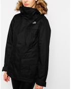 The North Face Mountain Coat With Faux Fur Trimmed Hood - Lyst