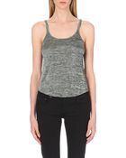 Rag & Bone Lyle Metallic-knit Top - Lyst
