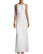 Theia Sleeveless Beaded Gown - Lyst