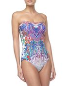 Gottex Koh Phanhgan Printed Onepiece Swimsuit - Lyst
