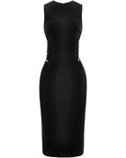 Cushnie et Ochs Pearl-Embellished Cut-Out Jersey Dress - Lyst
