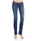 True Religion Slim Top Stitched Jeans - Lyst