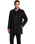 Vince Camuto Wool Melton Car Coat - Lyst
