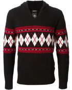 Diesel Argyle Pattern Jumper - Lyst