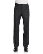 Saks Fifth Avenue Black Label Spencer Checkered Pants - Lyst