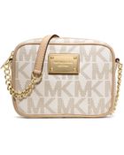 Michael Kors Jet Set Logo Crossbody - Lyst