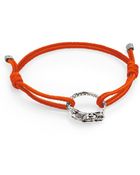 John Hardy Naga Sterling Silver Cord Bracelet/Red - Lyst