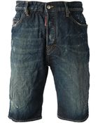 DSquared² Denim Shorts - Lyst