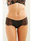 Urban Outfitters Satin Eyelash Lace Hipster - Lyst