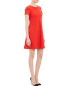 Lisa Perry Wool Ponte Knit A-Line Dress - Lyst