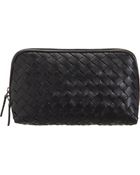 Bottega Veneta Medium Intrecciato Cosmetic Bag - Lyst