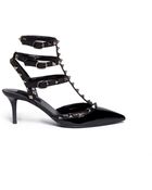 Valentino Rockstud Caged Patent Leather Pumps - Lyst