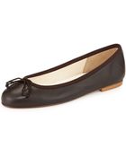 French Sole Crystal Leather Ballet Flat - Lyst