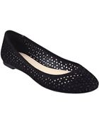 Nine West Atypical Round Toe Flats - Lyst
