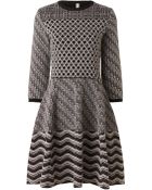 Antonio Marras Multi Intarsia Scalloped Dress - Lyst