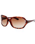 MICHAEL Michael Kors Women'S Square Tortoise Sunglasses - Lyst