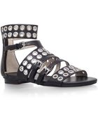 MICHAEL Michael Kors Maddox Flat Sandal - Lyst