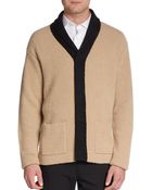Burberry Prorsum Silk/Cashmere Knit Jacket - Lyst