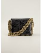 Tory Burch Eyelets And Chains Shoulder Bag - Lyst