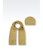 Armani Jeans Hat And Scarf In Wool Blend - Lyst