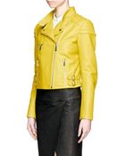 McQ by Alexander McQueen Leather Biker Jacket - Lyst