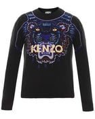Kenzo Tiger Embroidered Sweater - Lyst