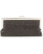Badgley Mischka Saffron Crystal Clutch Bag - Lyst