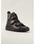 Raf Simons Velcro Fastening Hitop Sneakers - Lyst