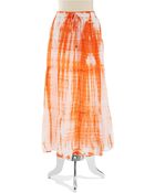 MICHAEL Michael Kors Tie-Dyed Maxi Skirt - Lyst