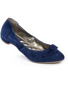 Me Too Blossom Suede Flats - Lyst